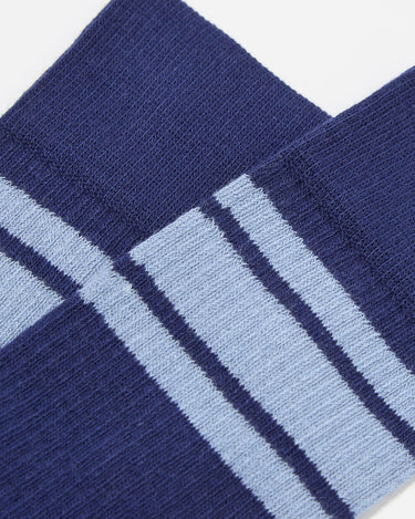 universal works sports socks navy blue