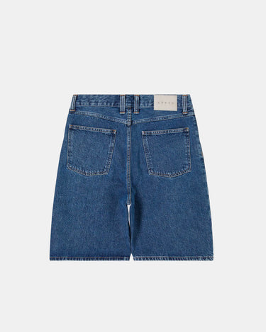 Tyrell Short Blue Mid Marble Wash