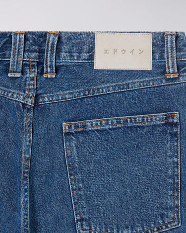 Tyrell Short Blue Mid Marble Wash