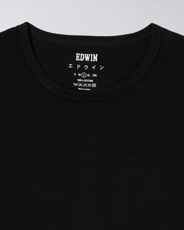 Edwin Double Pack SS Tee Black