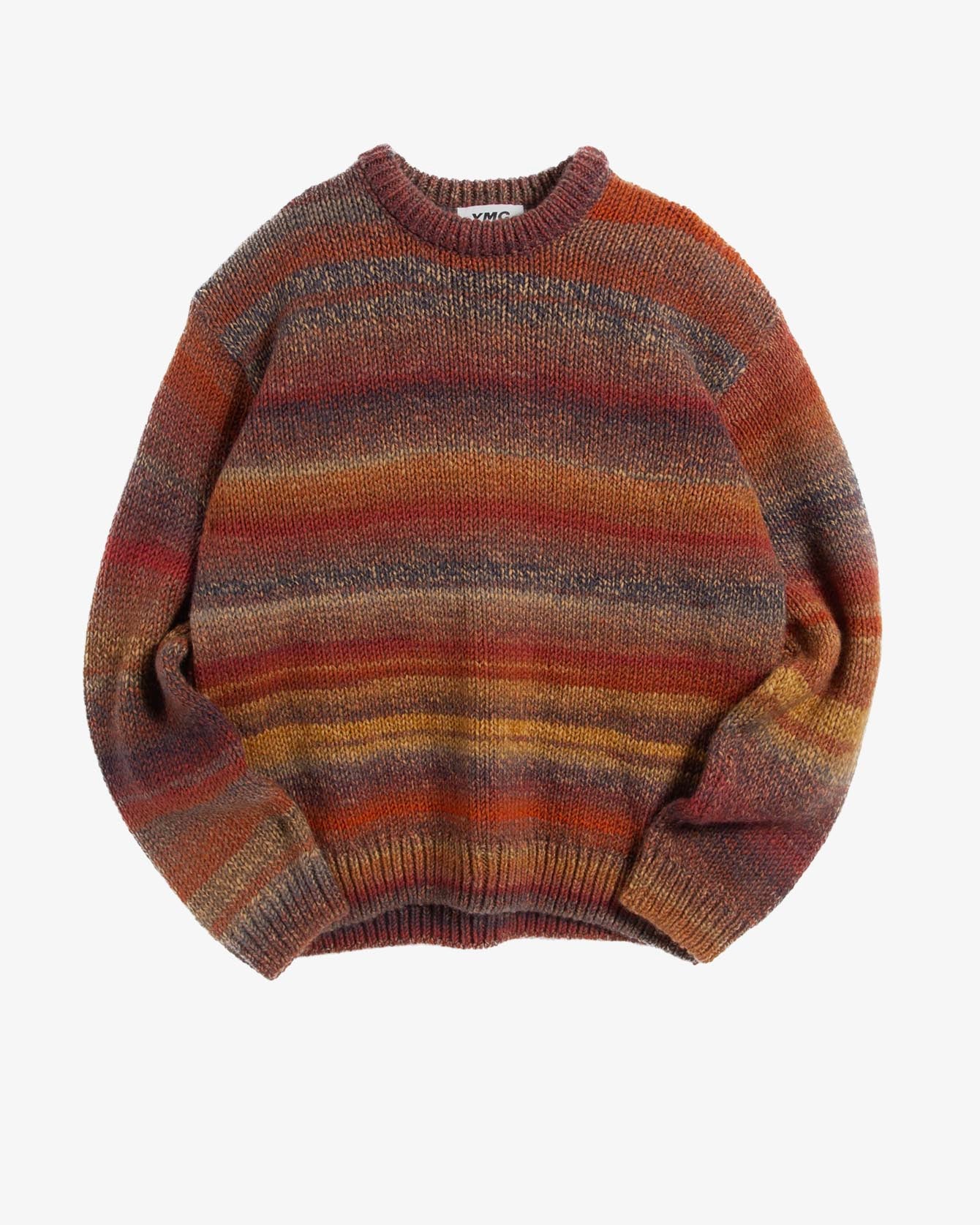 Ymc Color YMC Undertones Boxy Crew Knit Brown – Dela