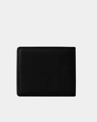 Vegas Billfold Wallet Leather Black Gold