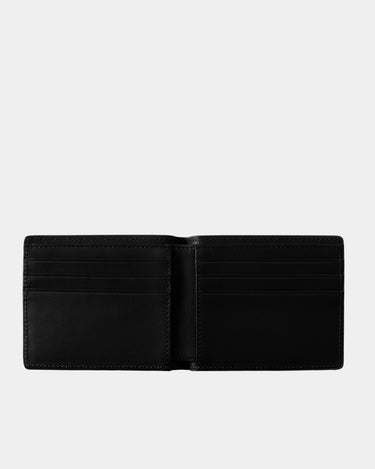 Vegas Billfold Wallet Leather Black Gold