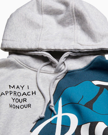 Self defence hooded sweatshirt grey heather