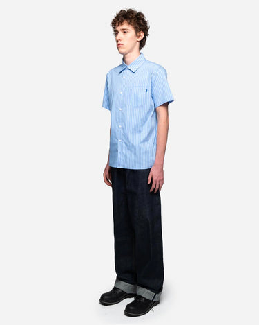 93 sierra/crosses Striped Poplin SS Shirt