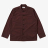 Universal Works Bakers Overshirt Rich Brown Organic FIne Poplin 32678R