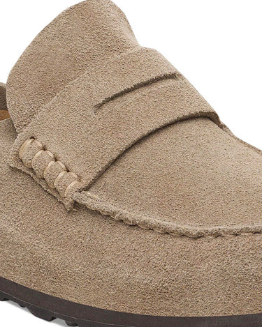Birkenstock Naples Wrapped Suede Taupe