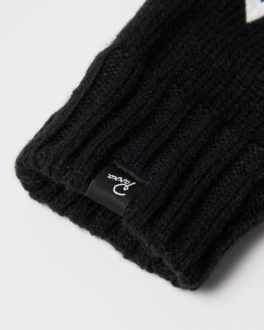 By Parra Maybe Knitted Gloves Black