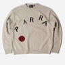 By Parra Red Dot Knitted Pullover Grey