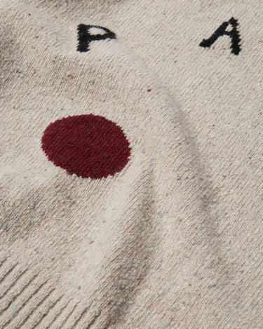 By Parra Red Dot Knitted Pullover Grey