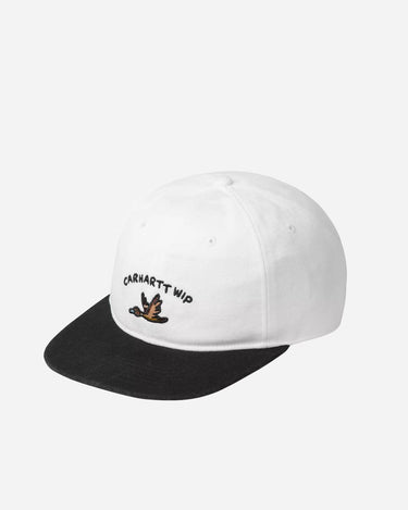 Carhartt WIP Animated Ducks Cap White Black