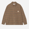 Carhartt WIP LS Bagley Shirt Check Hamilton Brown