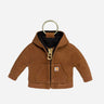 Carhartt WIP Mini Active Jacket Keychain Hamilton Brown