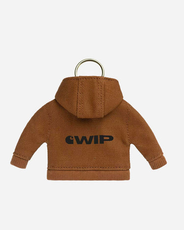 Carhartt WIP Mini Active Jacket Keychain Hamilton Brown