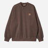 Carhartt WIP Vista Sweat Tobacco Garment Dyed