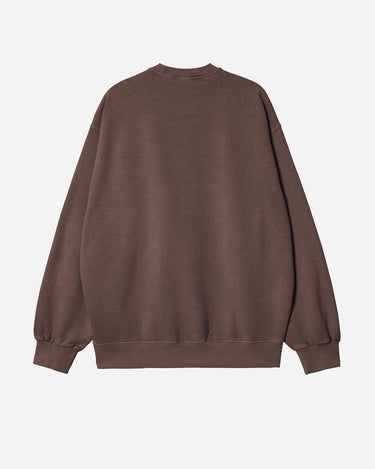 Carhartt WIP Vista Sweat Tobacco Garment Dyed