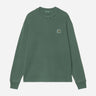Carhartt WIP W LS Nelson Tee Dark Scarab Garment Dyed