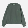 Carhartt WIP W Nelson Sweatshirt Dark Scarab Garment Dyed