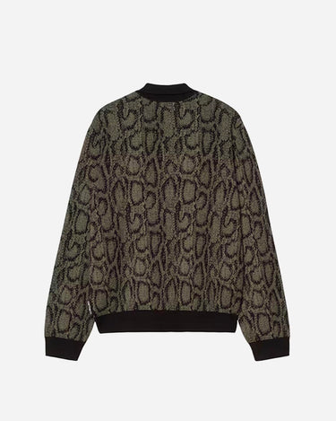 Carhartt Wip LS Snake Polo Snake Camo Jacquard Leaf I036170_3QL_XX