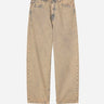 Carhartt Wip: Landon pant Blue Leather Garment Dyed I035820_3FU_GD