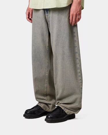Carhartt Wip: Landon pant Blue Leather Garment Dyed I035820_3FU_GD 