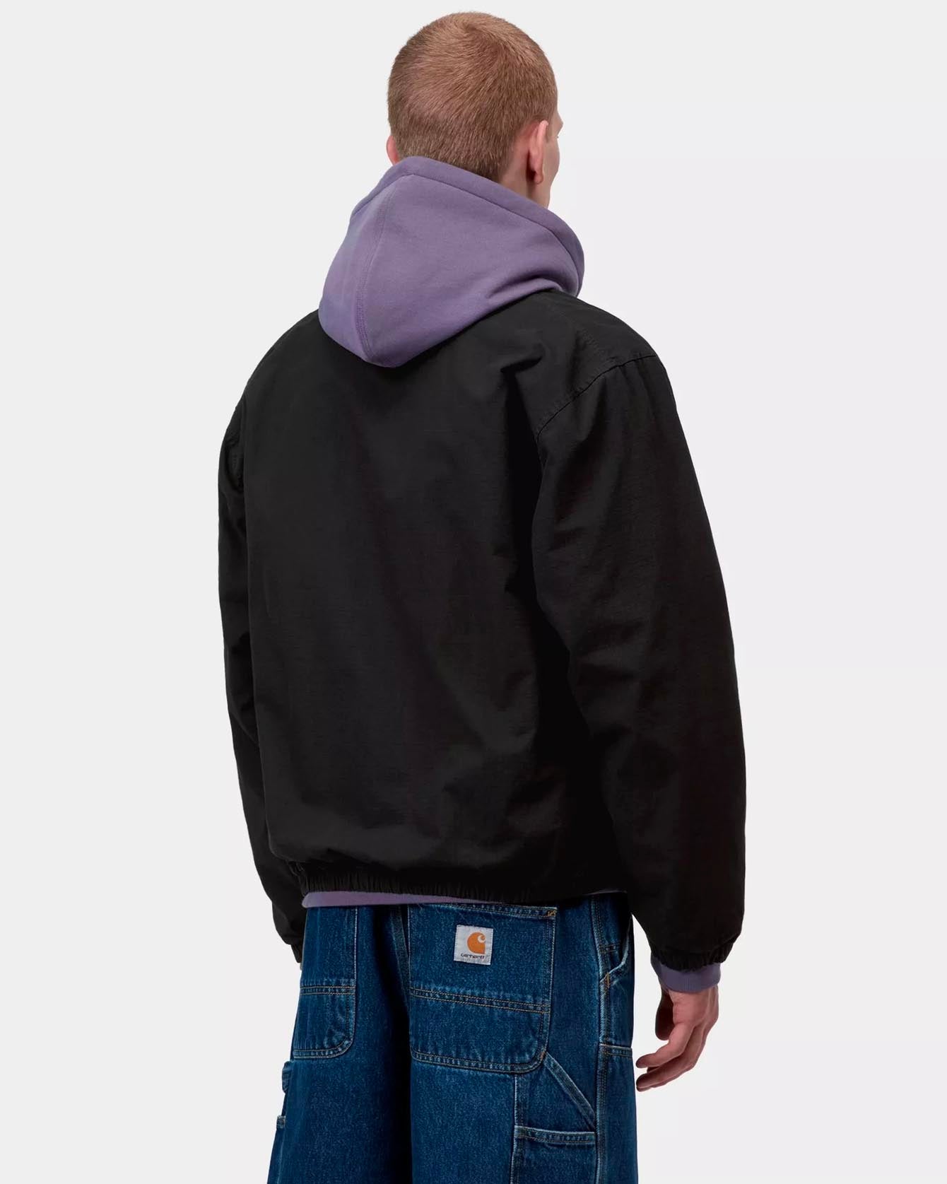 Madison Ripstop Jacket Black Wax Garment Dyed – Stylish – Dela