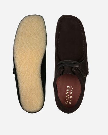 Clarks Woman Wallabee Suede Black