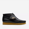 Clarks originals Wallabee Boot Black Smooth Leather