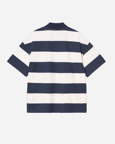 Delray Polo Stripe Blue I036187_3LE_XX