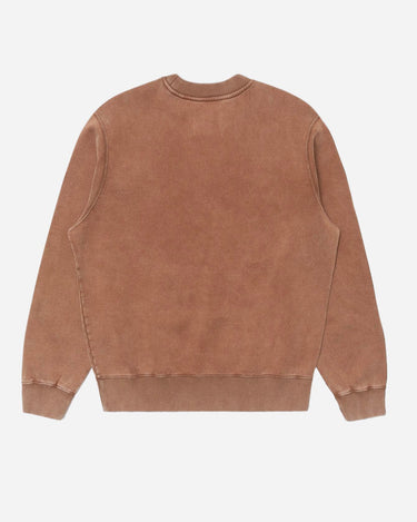 Edwin Axiom Crew Sweat Brown Marble