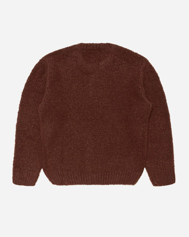 Edwin Dun Textured Sweater Rum Raisin