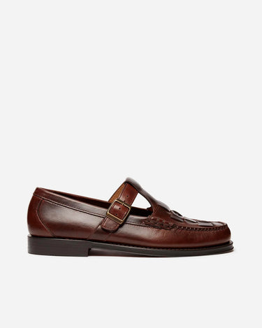 GH BASS Weejun Heritage Fisherman Chocolate Leather BA11003 0CH