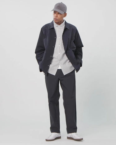 Goldwin One Tuck Tapered Stretch Pant Navy