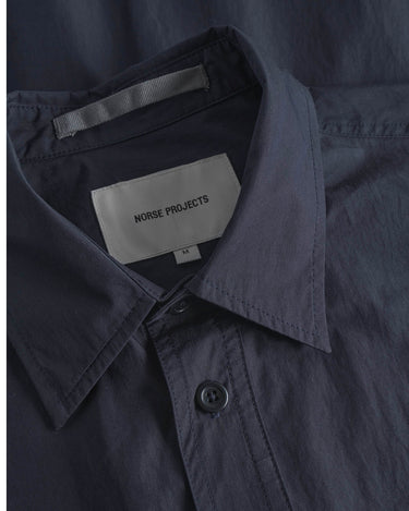 Ivan Tech Poplin Shirt Dak Navy N40-0826