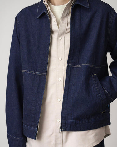 Japanese Slub Denim Jacket Indigo