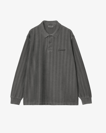 L/S Morrison Rugby Polo Black