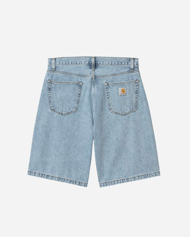 Landon Short Blue Bleached Washed