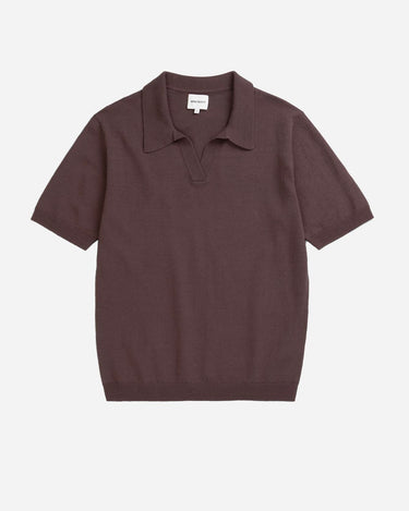 Norse Projects Anholt Cotton Paper Polo Shale N45-0502