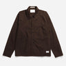Norse Projects Arresskov Compact Cotton Overshirt Delicioso Brown N50-0299