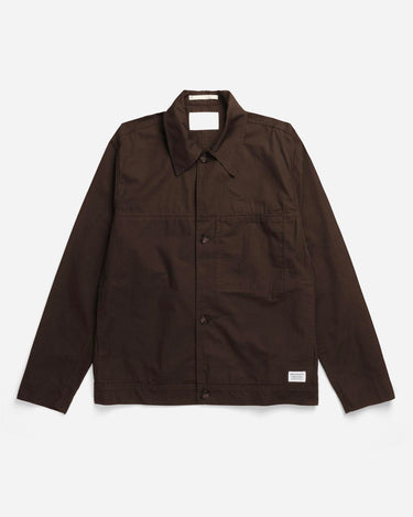 Norse Projects Arresskov Compact Cotton Overshirt Delicioso Brown N50-0299