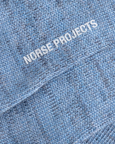 Norse Projects Bykle Heavy Cotton Twist Sock Bel Air Blue N82-0073