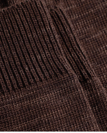 Norse Projects Bykle Heavy Cotton Twist Sock Delicioso Brown N82-0073