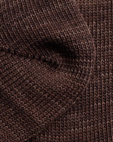 Norse Projects Bykle Heavy Cotton Twist Sock Delicioso Brown N82-0073