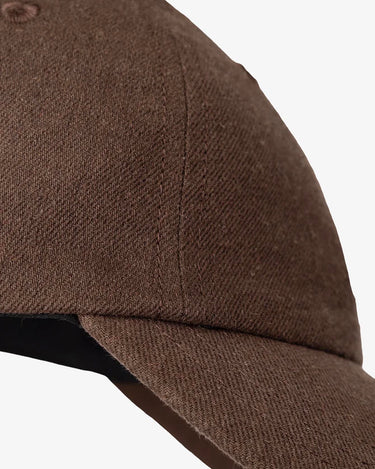 Norse Projects Cotton Wool Twill 6-Panel Cap Delicioso Brown N80-0770 