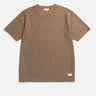 Norse Projects Elmelunde Organic Dry Cotton Tshirt Walnut N01-0712