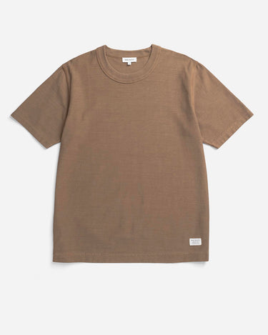 Norse Projects Elmelunde Organic Dry Cotton Tshirt Walnut N01-0712