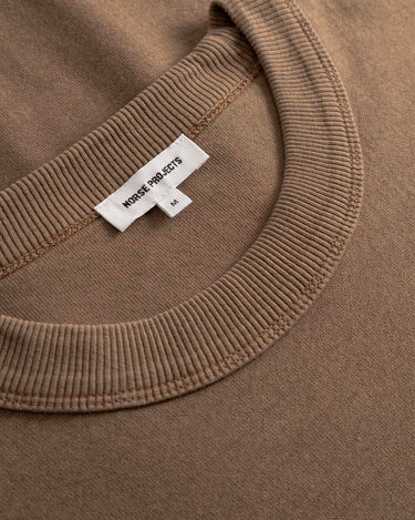 Norse Projects Elmelunde Organic Dry Cotton Tshirt Walnut N01-0712