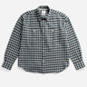 Norse Projects Falster Oversized Check Shirt North Sea N40-0885 