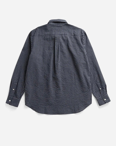 Norse Projects Kongshoved Check Relaxed Shirt Dark Navy N40-0910 