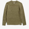 Norse Projects Roald Wool Cotton Rib Sweater Stika Green